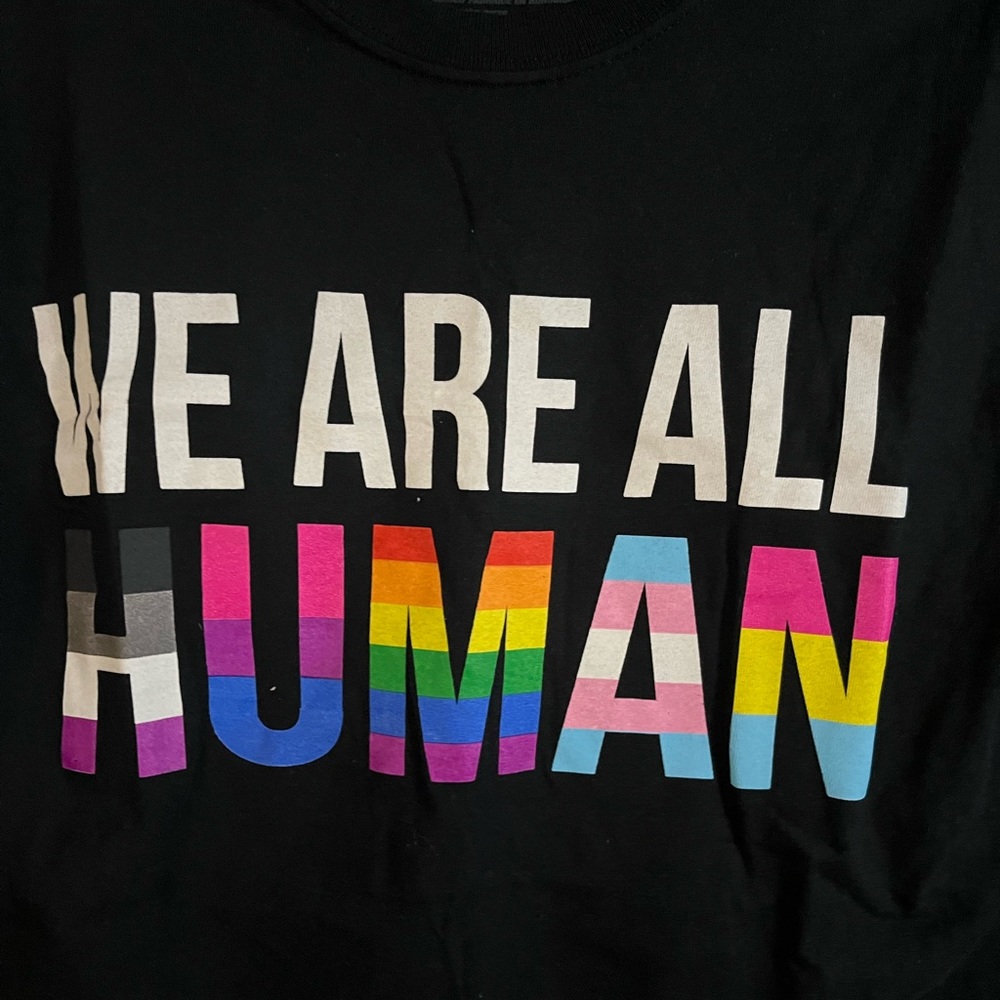 NEW We Are All Human shirt!